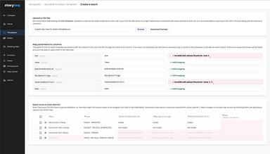 Storyteq Batch Creation