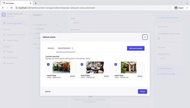 Strapi Media Library
