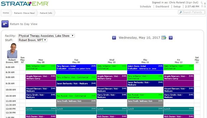 StrataPT Patient Scheduling