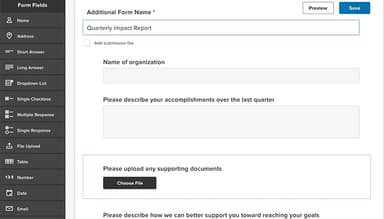 Submittable Gather follow up information to measure impact