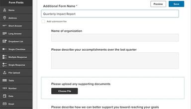 Submittable Gather follow up information to measure impact