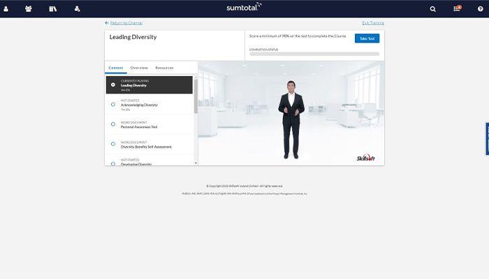SumTotal Learn Modern Learner Experience