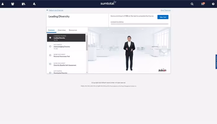 SumTotal Learn Modern Learner Experience