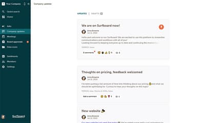 Surfboard Updates