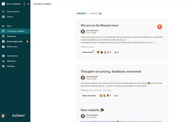 Surfboard Updates