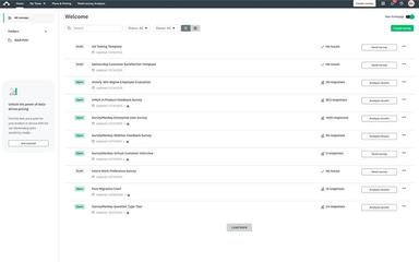 SurveyMonkey My Surveys