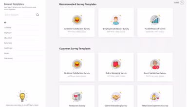 Surveysparrow Templates