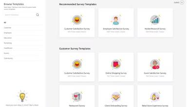Surveysparrow Templates
