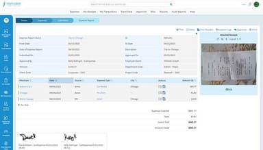 SutiExpense eSignature for expense report approvals