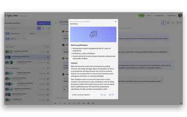 Sync2Hire Compliance Intelligence Tool