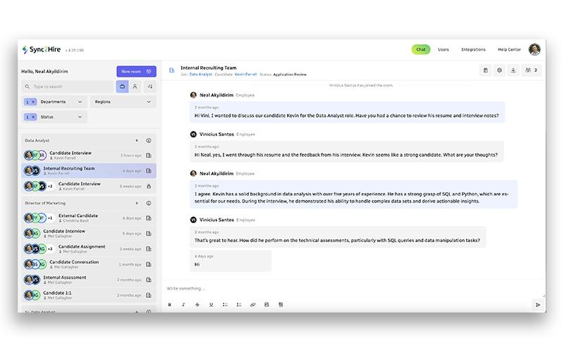 Sync Teams and Candidates