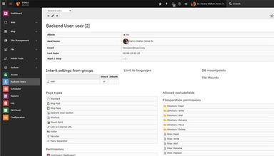 TYPO3 Software User Record