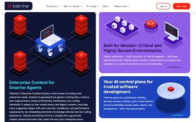 Tabnine Home Page
