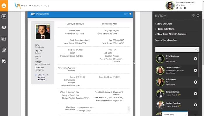 Talent Quest employees personal information