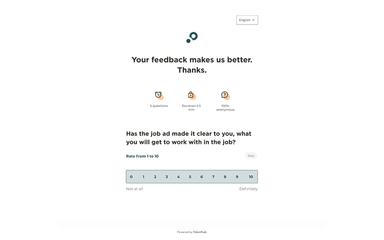 Talenthub Feedback Page