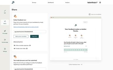 Talenthub Collect Feedback Now Modification