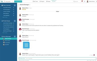Taskworld-direct-messaging