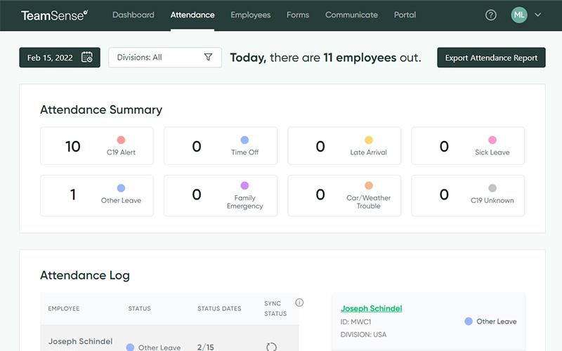 TeamSense Attendance
