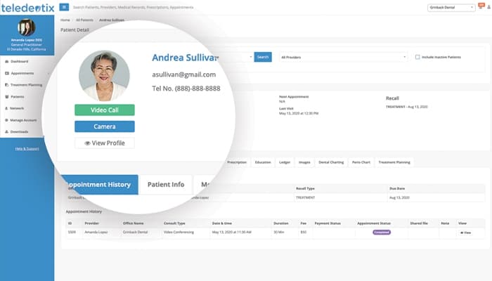 Quick Access to Patient Records and Quick Actions