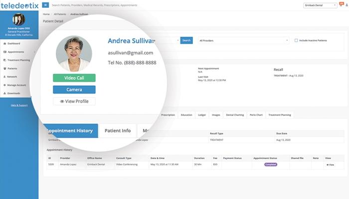 Quick Access to Patient Records and Quick Actions