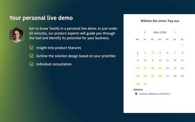 Testify Personal Live Demo