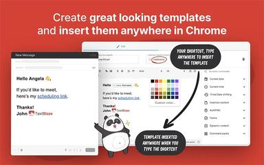 Text Blaze — Rich Templates with Links, Images, and More