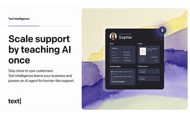 Text App Scale Support By Teaching AI Once