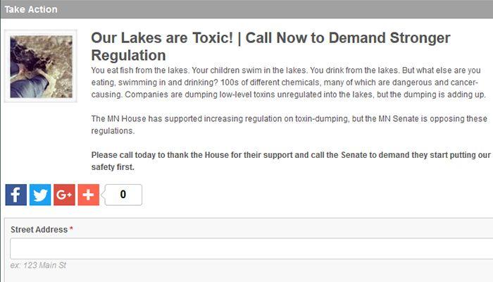 Advocacy action