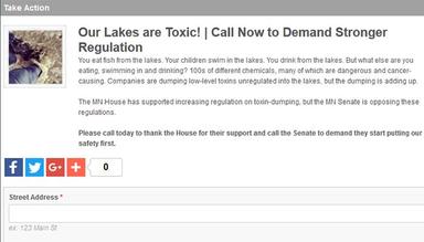Advocacy action