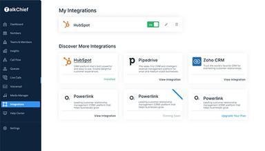 TalkChief Integrations