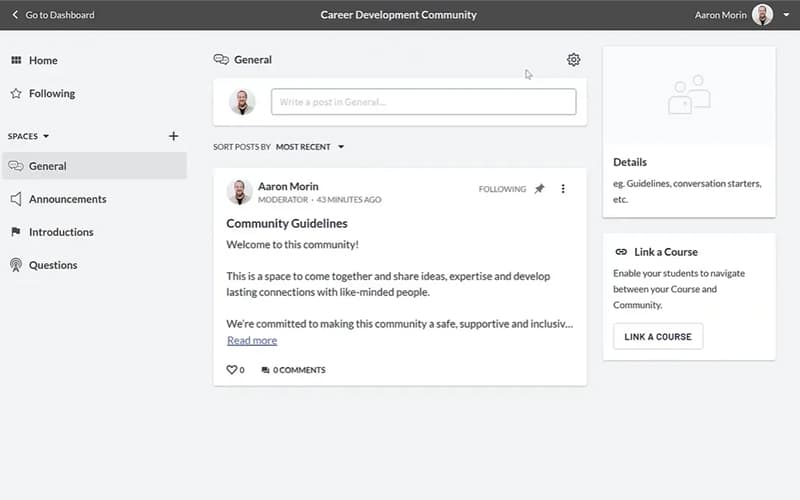 Thinkific Career Development Community