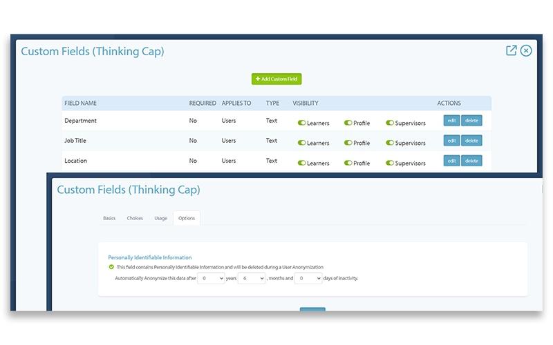 Thinking Cap Custom Fields
