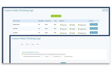 Thinking Cap Custom Fields