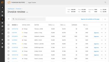 Thomson Reuters Legal E-Billing