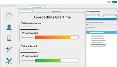 TimeClick Quickly see how close your employees are to hitting overtime and prevent it quickly