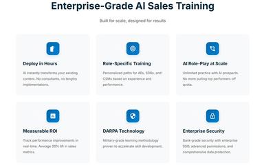 Time Machine Enterprise Grade AI Sales Training