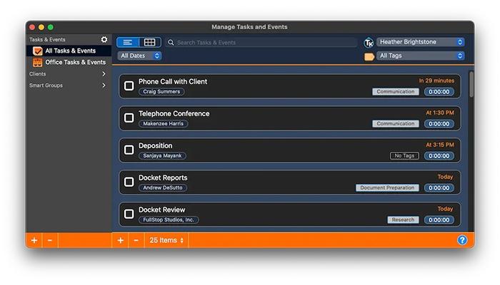 TimeNet Law Task Management