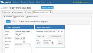 Timogix Client setup