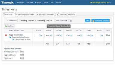 Timogix Timesheets