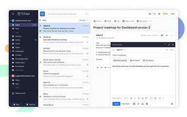 Titan Email Message Compose