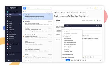 Titan Email My Templates
