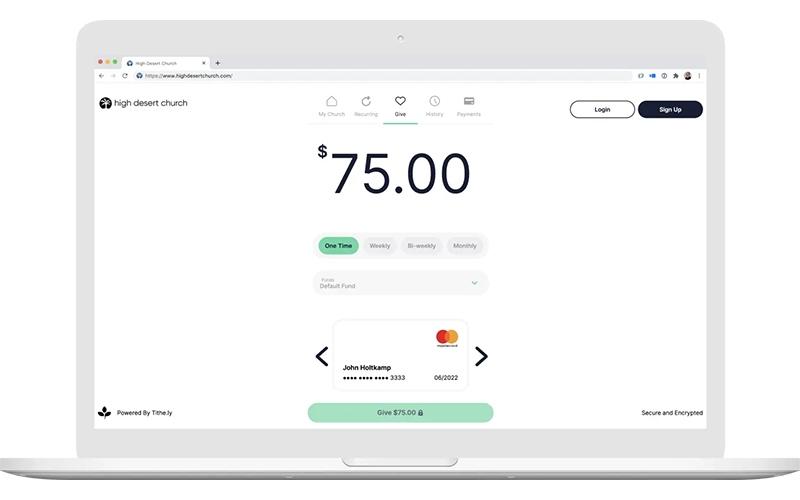 Tithe.ly Online Giving