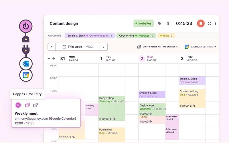 Toggl Track Integrate Your Calendar