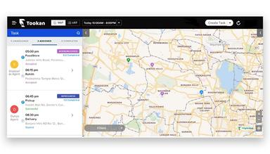 Tookan Field Fullment Dashboard