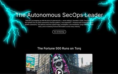 Torq Autonomous Secops Leader