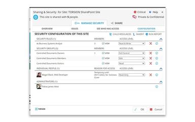 Torsion Security Configuration