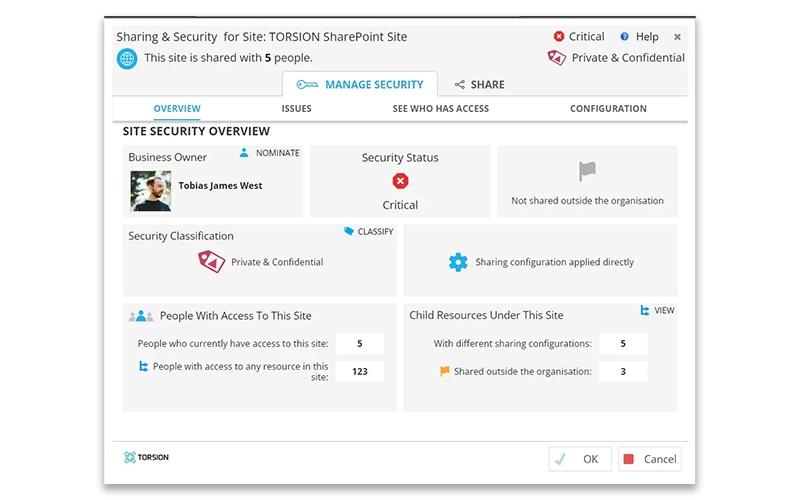 Torsion Site Security Overview