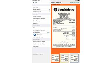 TouchBistro Check Out