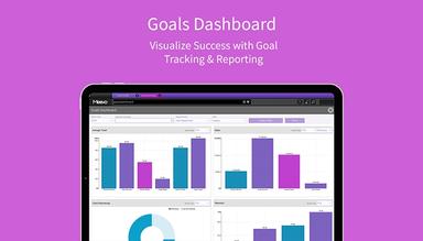 Track and surpass goals with Meevo's Goals Dashboard