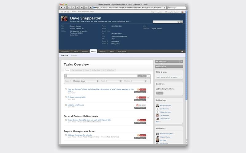 Traction Tools Tasks Overview